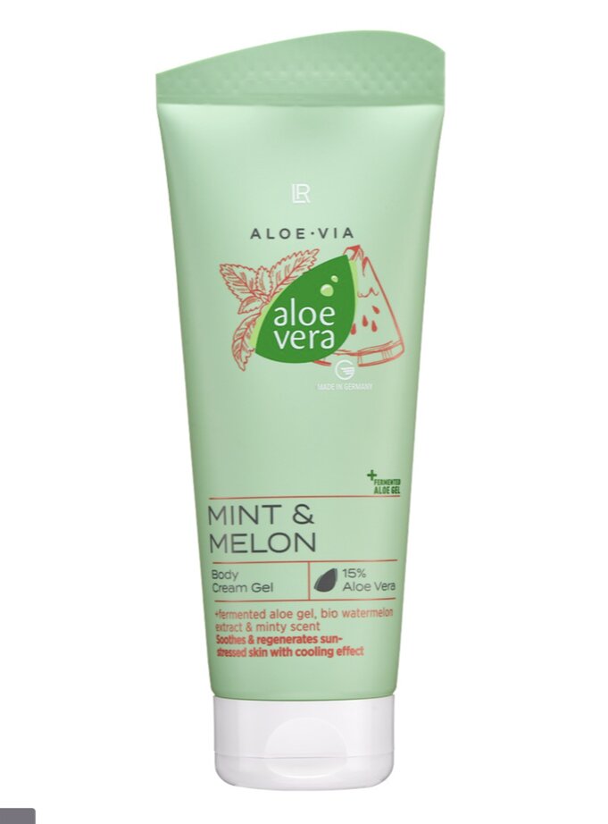 Aloe Vera Mint & Melon Крем-гел за тяло myaloe.bg