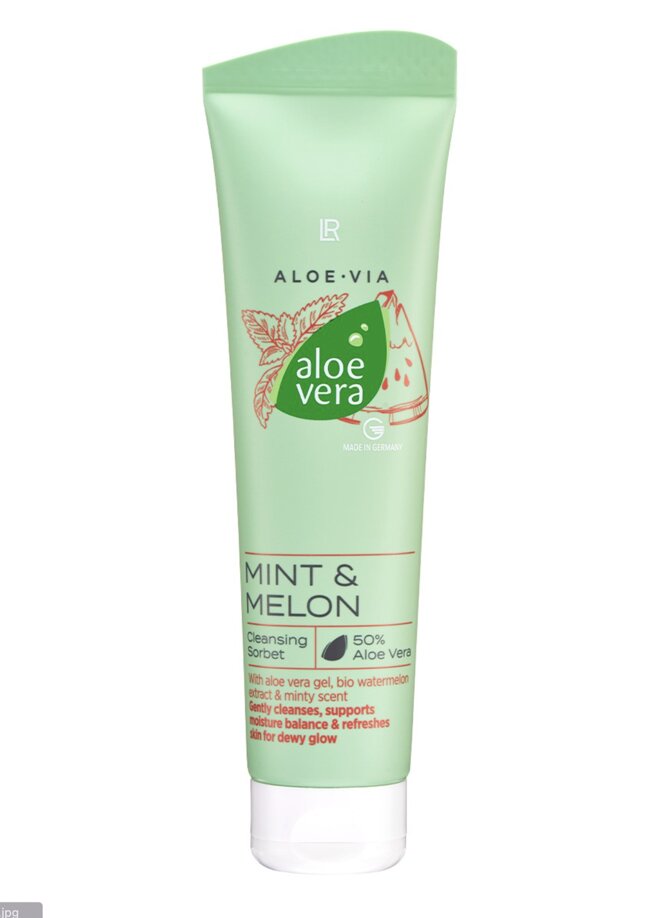 Aloe Vera Mint & Melon Почистващо сорбе
