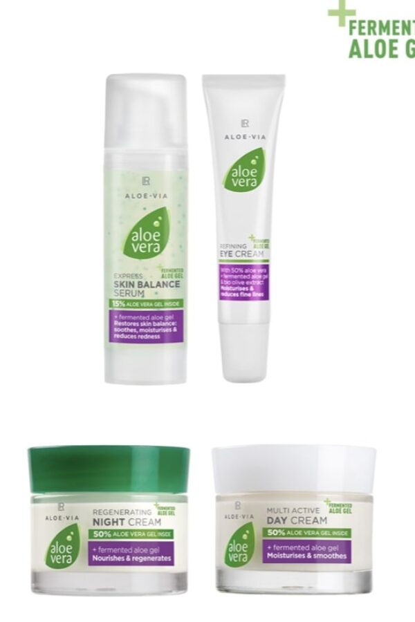 Aloe Vera Комплект за грижа за лицето Aloe Via Комплект за грижа за лицето