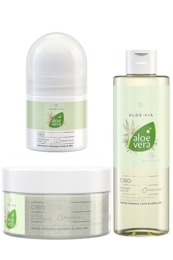 Aloe Vera CBD Комплект за грижа за тялото