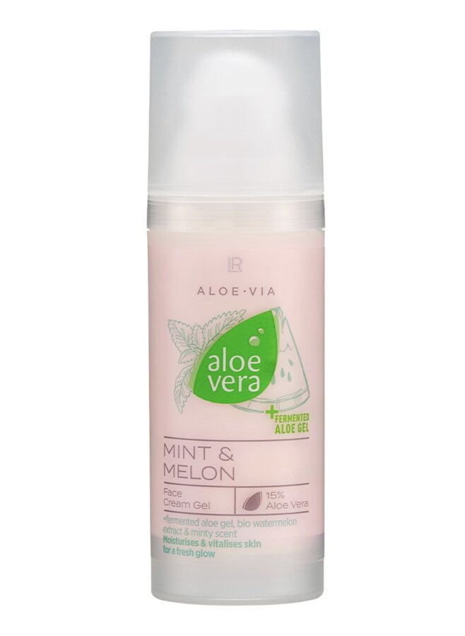 Aloe Vera Mint & Melon Крем-гел за лице myaloe.bg