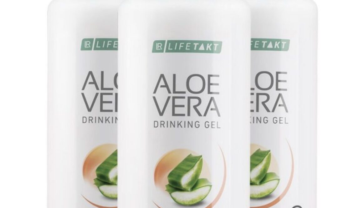 Aloe Vera Гел за пиене Праскова, троен комплект