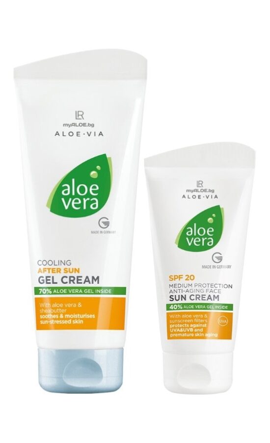 Aloe Vera Слънцезащитен комплект 5