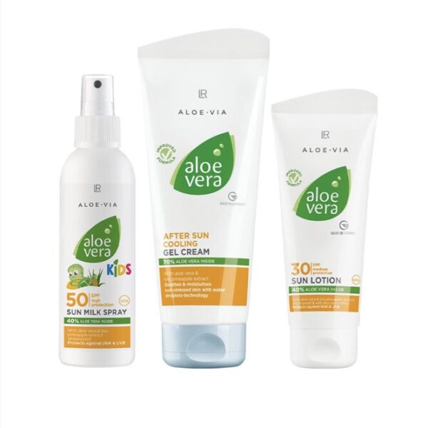 Aloe Vera Семеен слънцезащитен комплект myaloe.bg