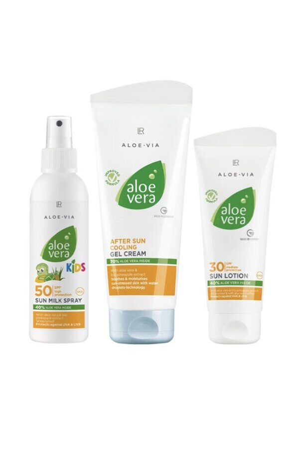 Aloe Vera Семеен слънцезащитен комплект Aloe Vera Семеен слънцезащитен комплект myaloe.bg