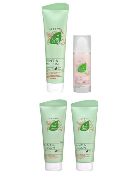 Aloe Vera Mint & Melon Комплект за грижа Aloe Vera Mint & Melon Комплект за грижа myaloe.bg