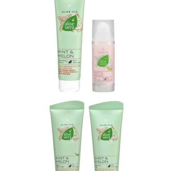Aloe Vera Mint & Melon Комплект за грижа myaloe.bg