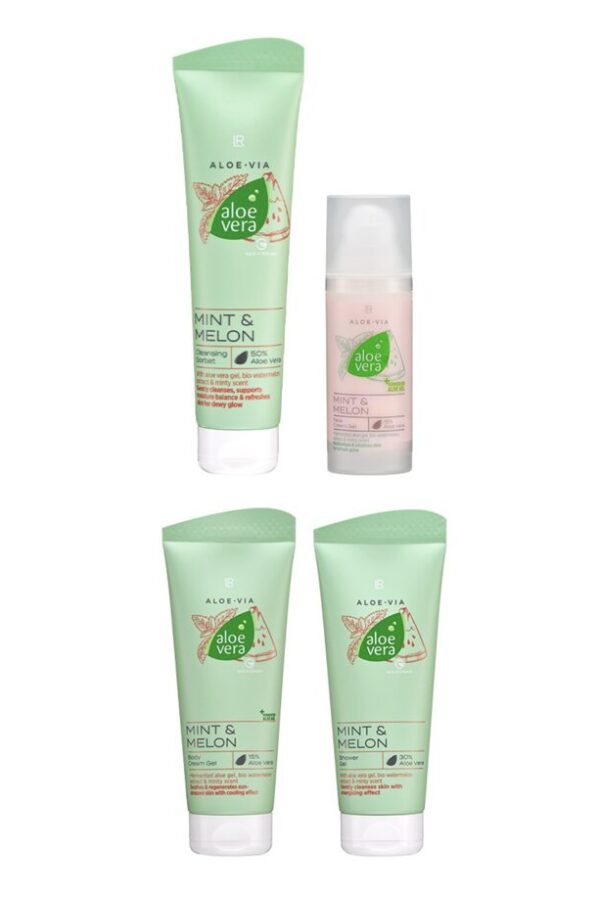 Aloe Vera Mint & Melon Комплект за грижа Aloe Vera Mint & Melon Комплект за грижа myaloe.bg