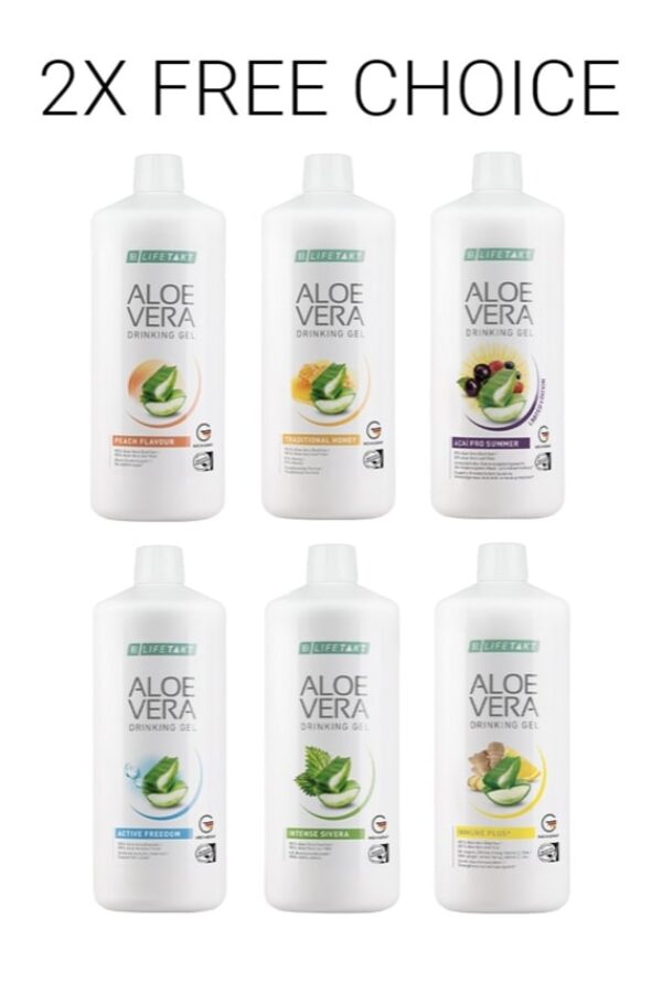 Aloe Vera Комплект Гелове за пиене + Подарък