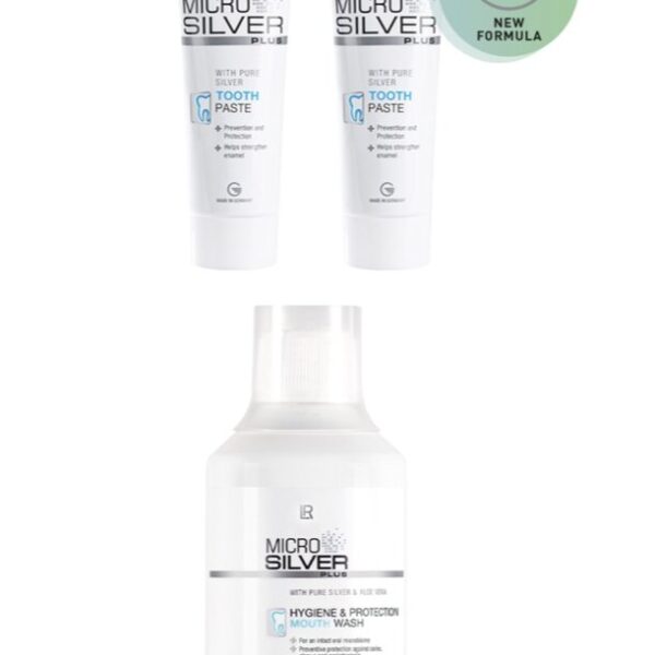 MICROSILVER Комплект за грижа за устна кухина myaloe.bg