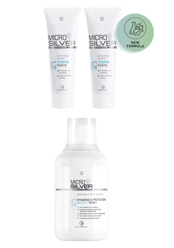 MICROSILVER Комплект за грижа за устна кухина myaloe.bg