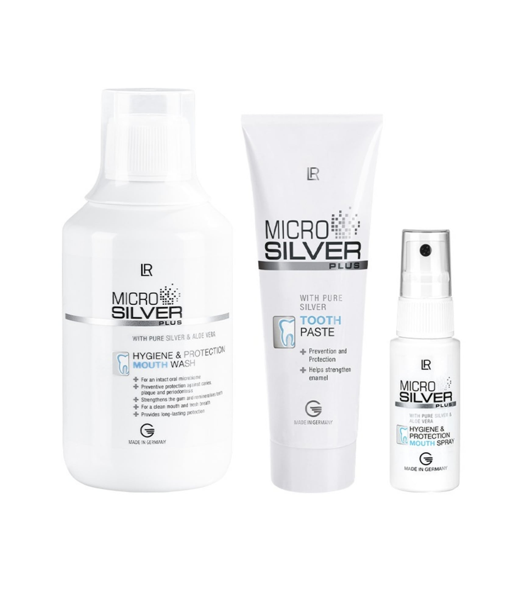 LR MICROSILVER PLUS Комплект за грижа за устната кухина myaloe.bg