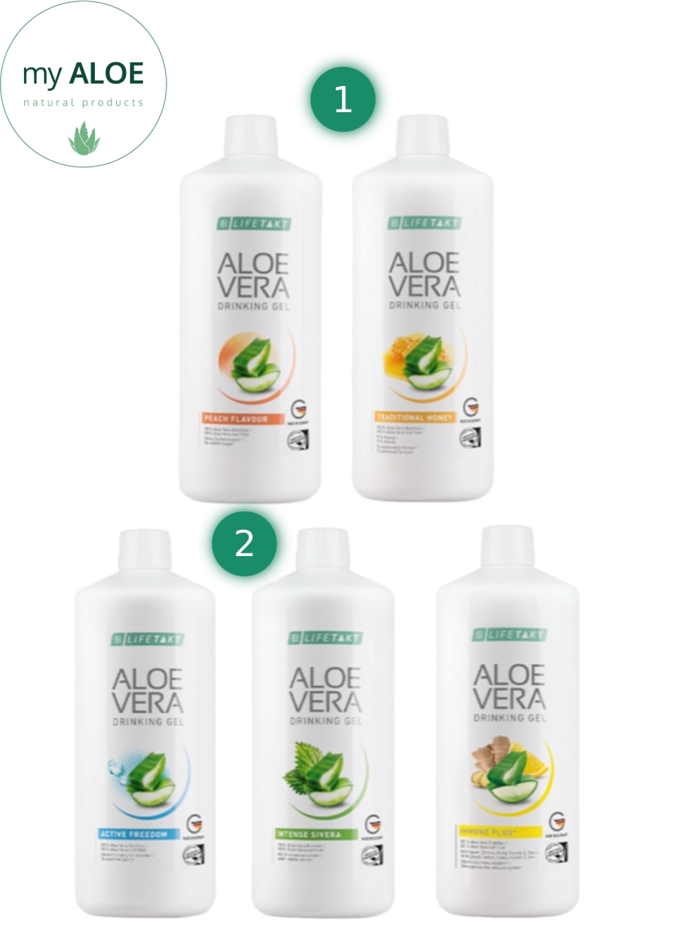 Aloe Vera Комплект Гелове за пиене