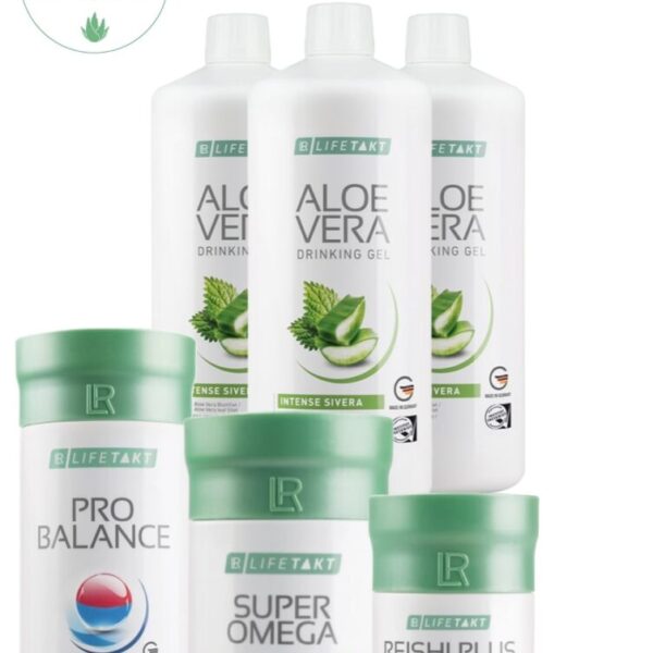 Комплект за Високо Кръвно - Aloe Vera с Коприва, Super Omega 3, Pro Balance, Гъба Рейши