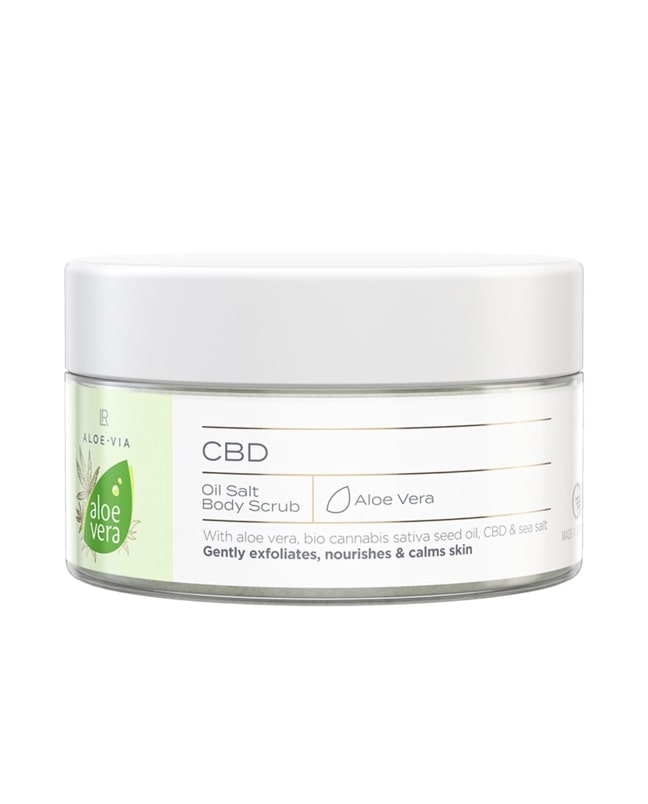 Aloe Vera CBD Маслен скраб за тяло myaloe.bg