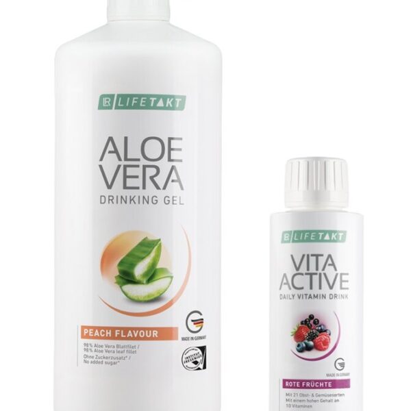 Vita Active & Aloe Vera Peach Комплект myaloe.bg